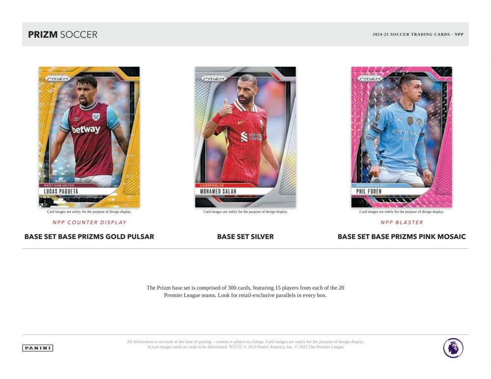 2024-25 Panini Prizm Premier League - Retail balíček