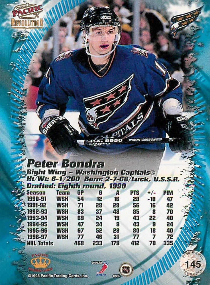1997-98 Pacific Revolution - Peter Bondra #145