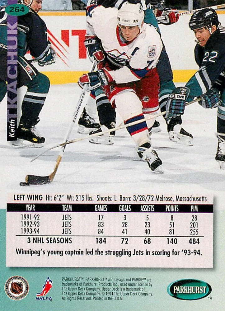 1994-95 Parkhurst - Keith Tkachuk #264