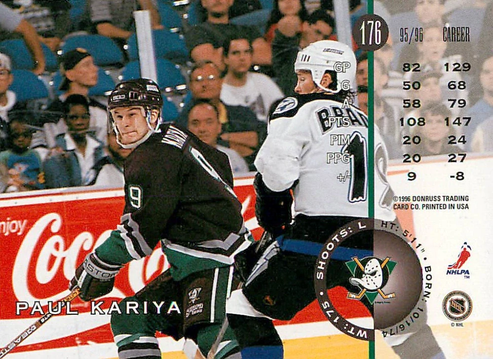 1996-97 Leaf - Paul Kariya #176