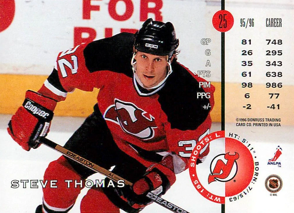 1996-97 Leaf - Steve Thomas #25