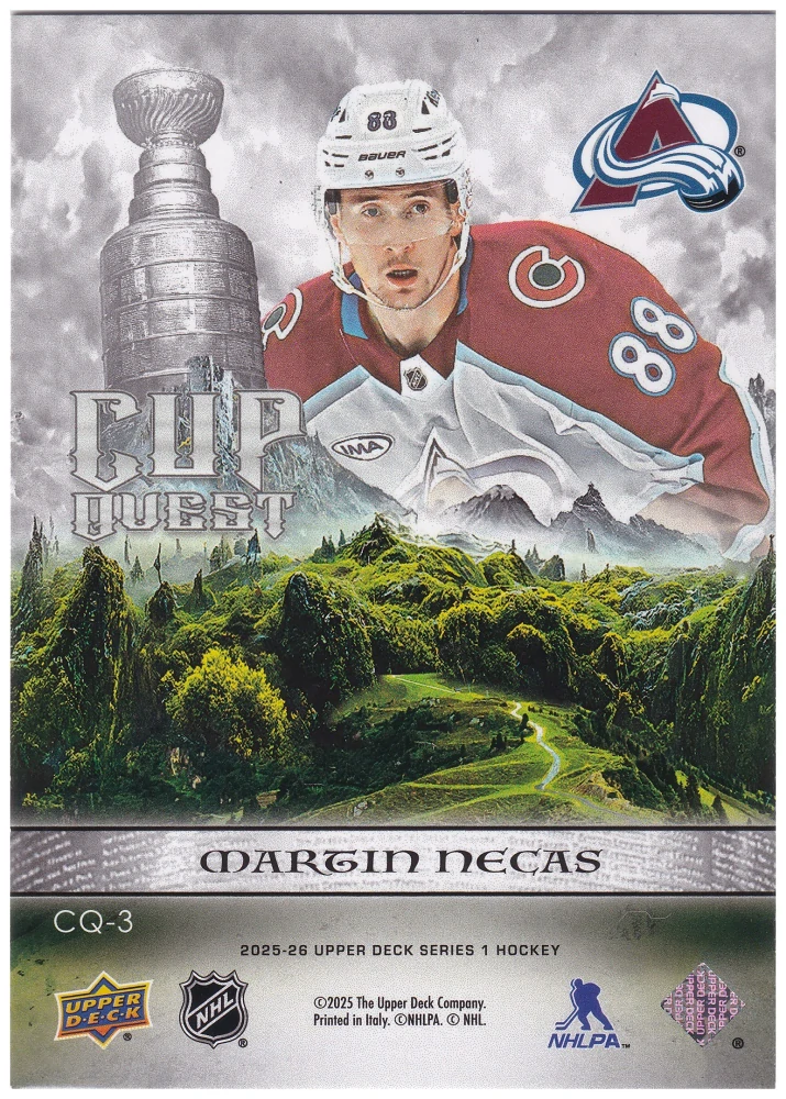 2025-26 UD Series 1 - Martin Nečas - Cup Quest #CQ-3