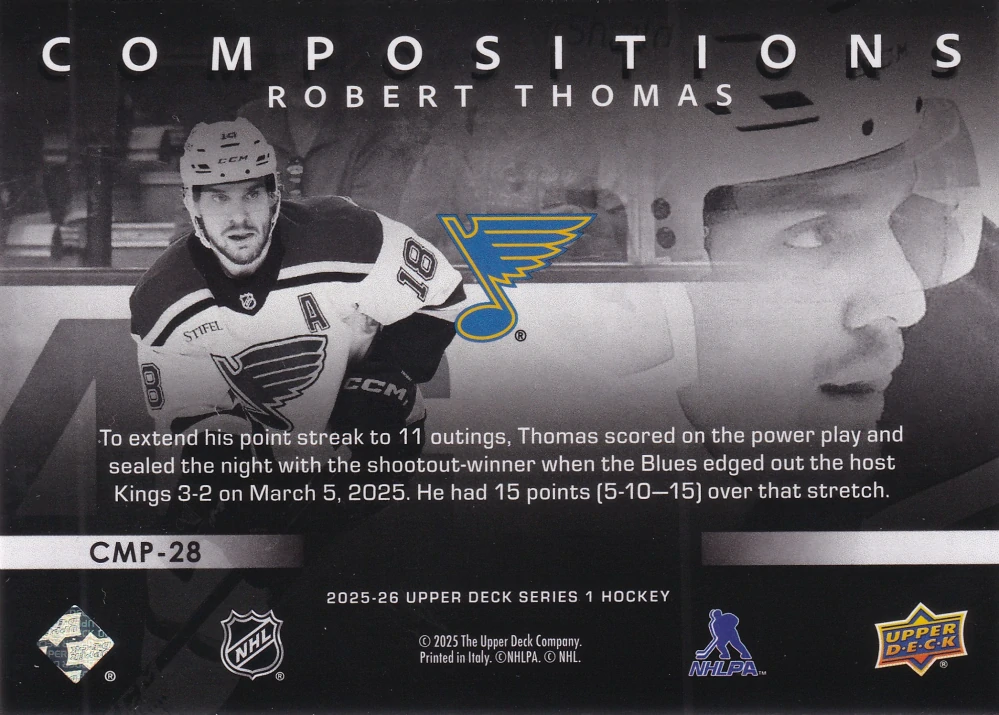 2025-26 UD Series 1 - Robert Thomas - Compositions #CMP-28