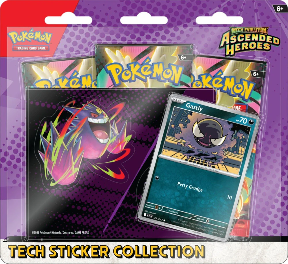 Pokemon TCG - Ascended Heroes - Tech Sticker Collection