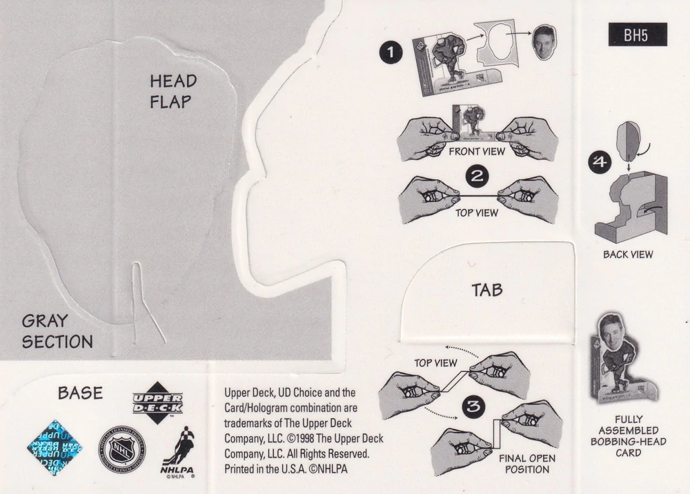 1998-99 UD Choice - Jaromír Jágr - Mini Bobbing Heads #BH5