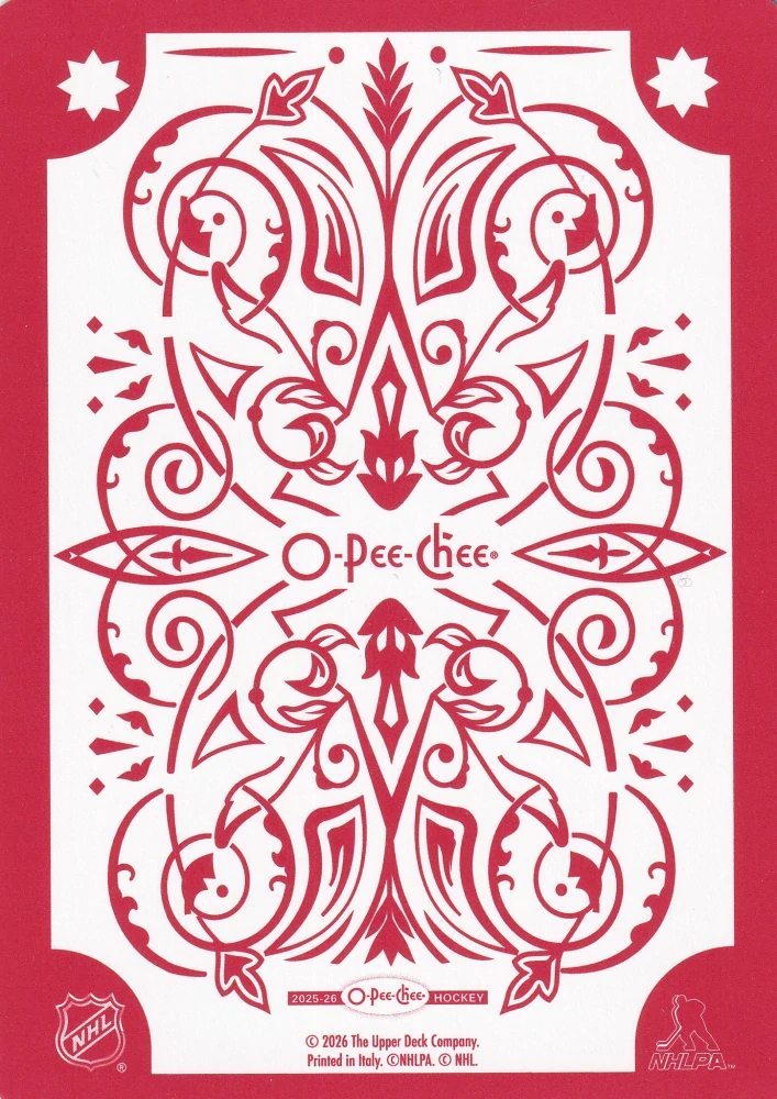 2025-26 UD O-Pee-Chee - Kyle Connor - Playing Cards #3-SPADES