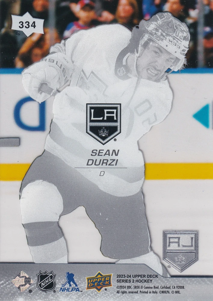2023-24 UD Series 2 - Sean Durzi - Clear Cut #334