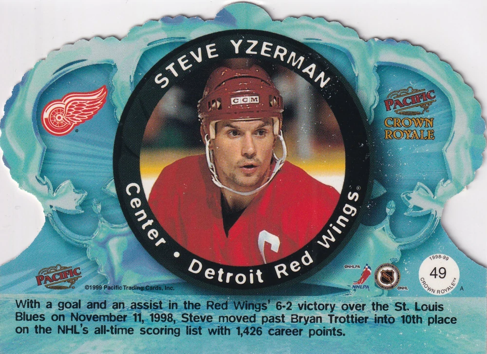 1998-99 Pacific Crown Royale - Steve Yzerman #49