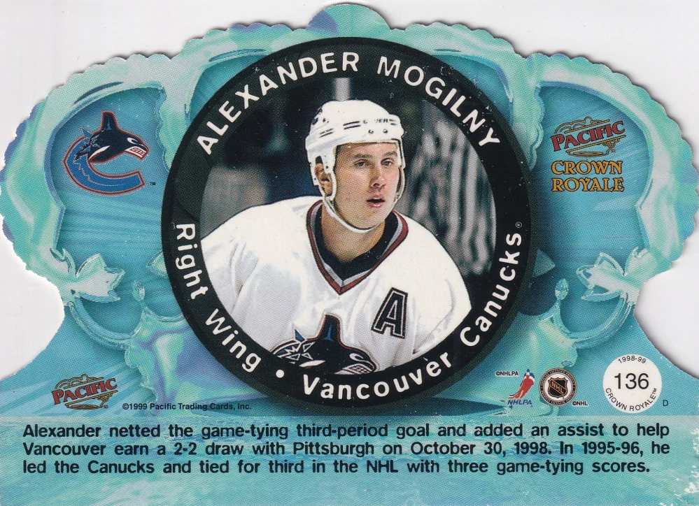 1998-99 Pacific Crown Royale - Alexander Mogilny #136