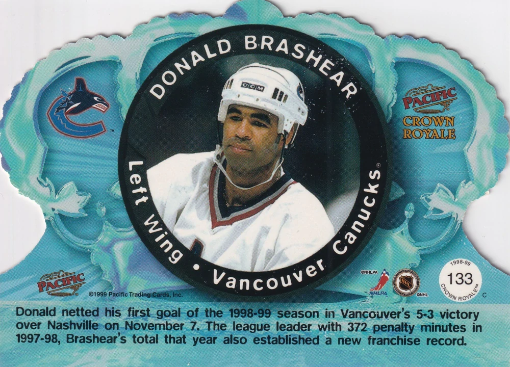 1998-99 Pacific Crown Royale - Donald Brashear #133