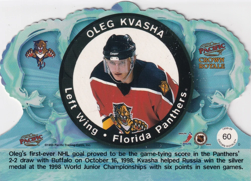 1998-99 Pacific Crown Royale - Oleg Kvasha #60