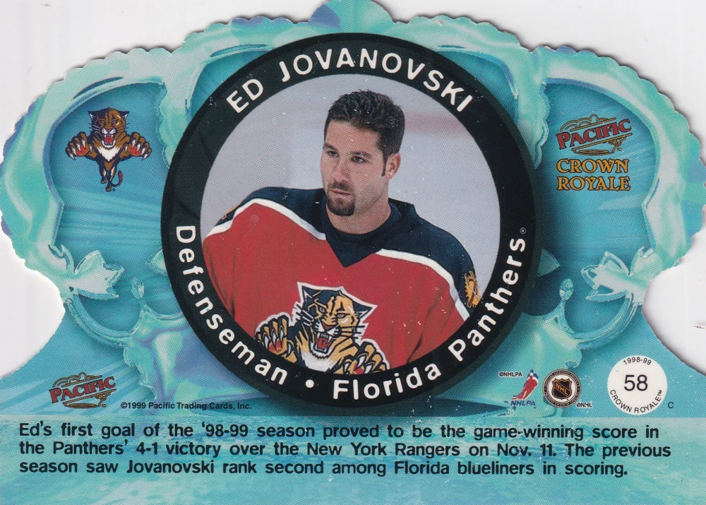 1998-99 Pacific Crown Royale - Ed Jovanovski #58