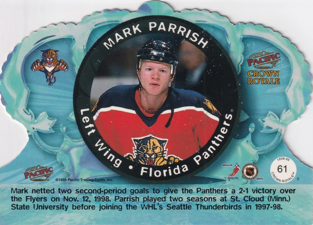 1998-99 Pacific Crown Royale - Mark Parrish #61