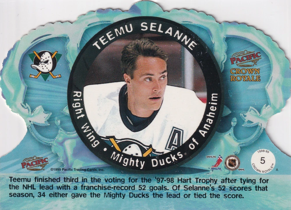 1998-99 Pacific Crown Royale - Teemu Selanne #5