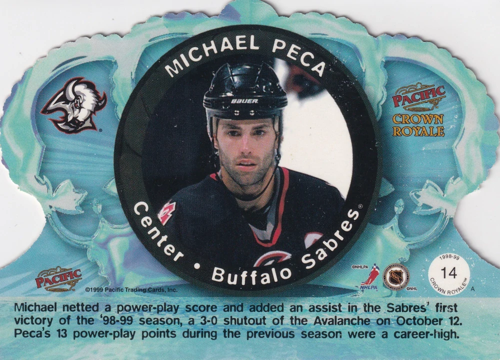 1998-99 Pacific Crown Royale - Michael Peca #14