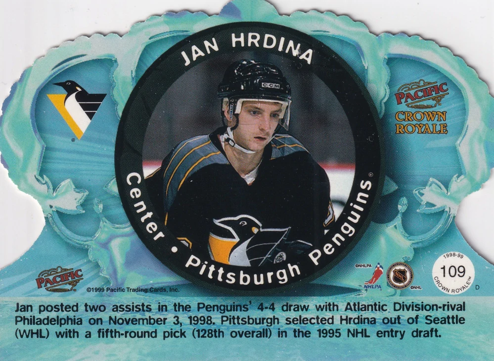 1998-99 Pacific Crown Royale - Jan Hrdina #109