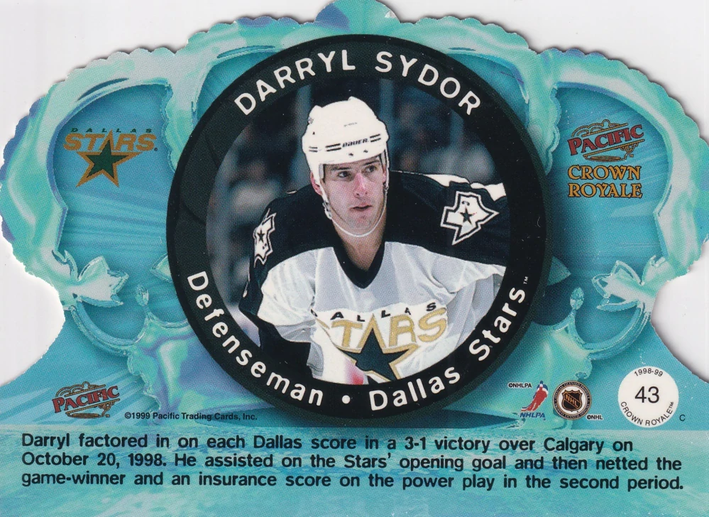 1998-99 Pacific Crown Royale - Darryl Sydor #43