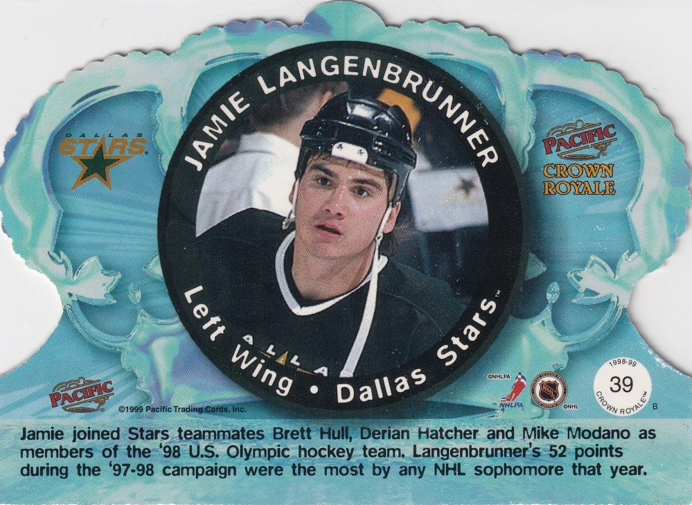 1998-99 Pacific Crown Royale - Jamie Langenbrunner #39