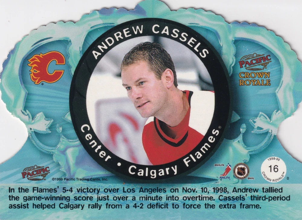 1998-99 Pacific Crown Royale - Andrew Cassels #16