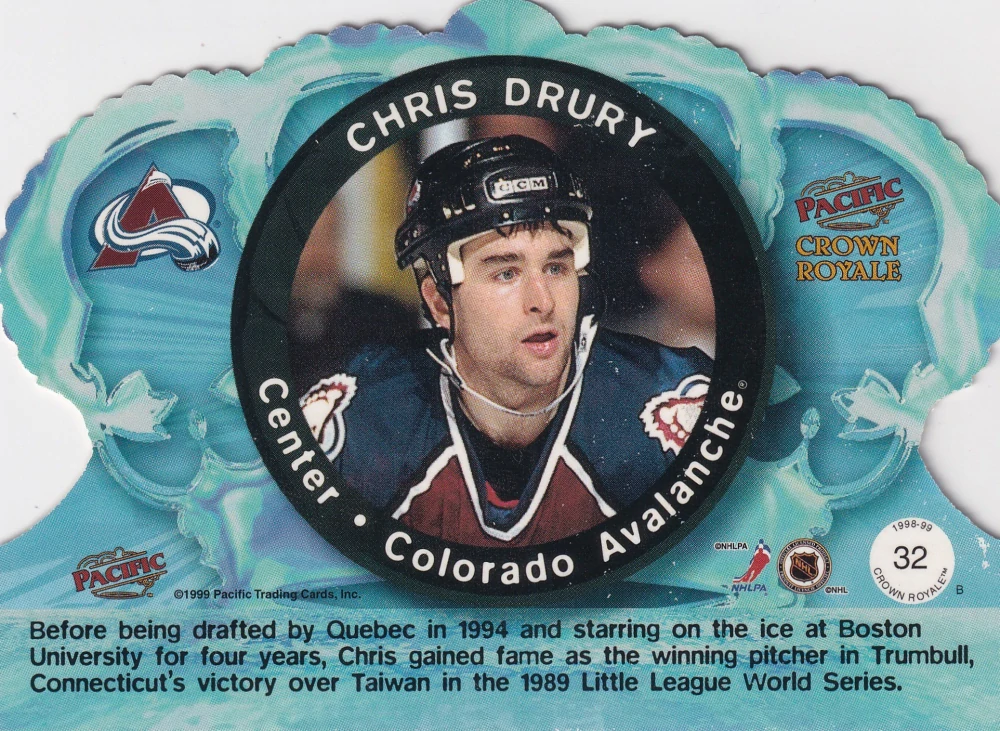 1998-99 Pacific Crown Royale - Chris Drury #32