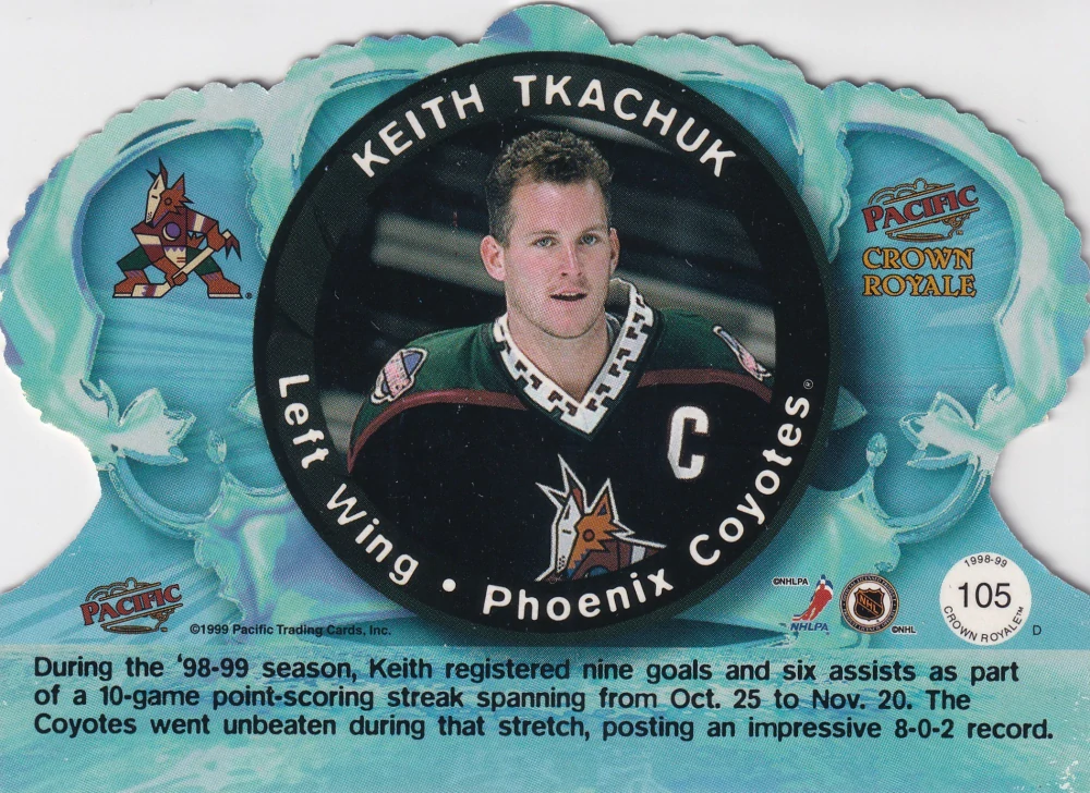 1998-99 Pacific Crown Royale - Keith Tkachuk #105