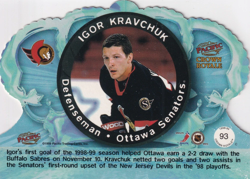 1998-99 Pacific Crown Royale - Igor Kravchuk #93