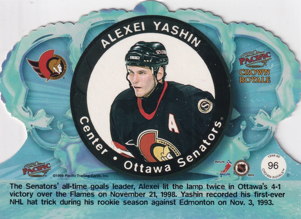 1998-99 Pacific Crown Royale - Alexei Yashin #96