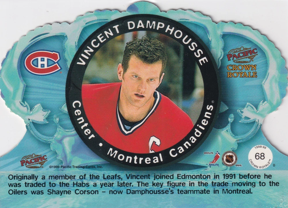 1998-99 Pacific Crown Royale - Vincent Damphousse #68