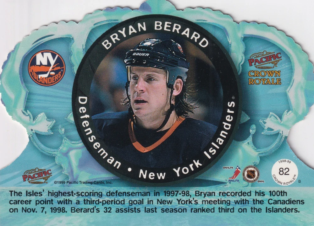 1998-99 Pacific Crown Royale - Bryan Berard #82