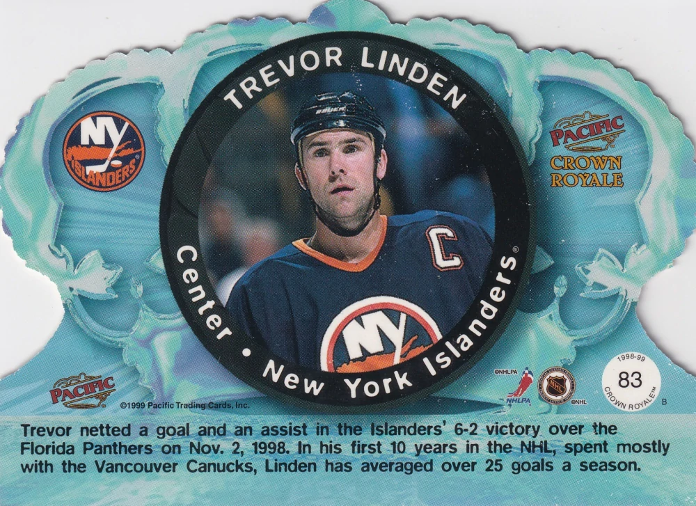 1998-99 Pacific Crown Royale - Trevor Linden #83