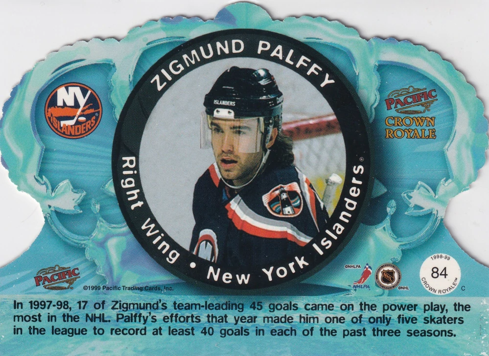 1998-99 Pacific Crown Royale - Žigmund Pálffy #84