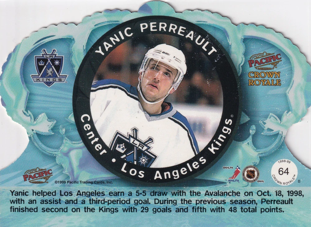 1998-99 Pacific Crown Royale - Yanic Perreault #64