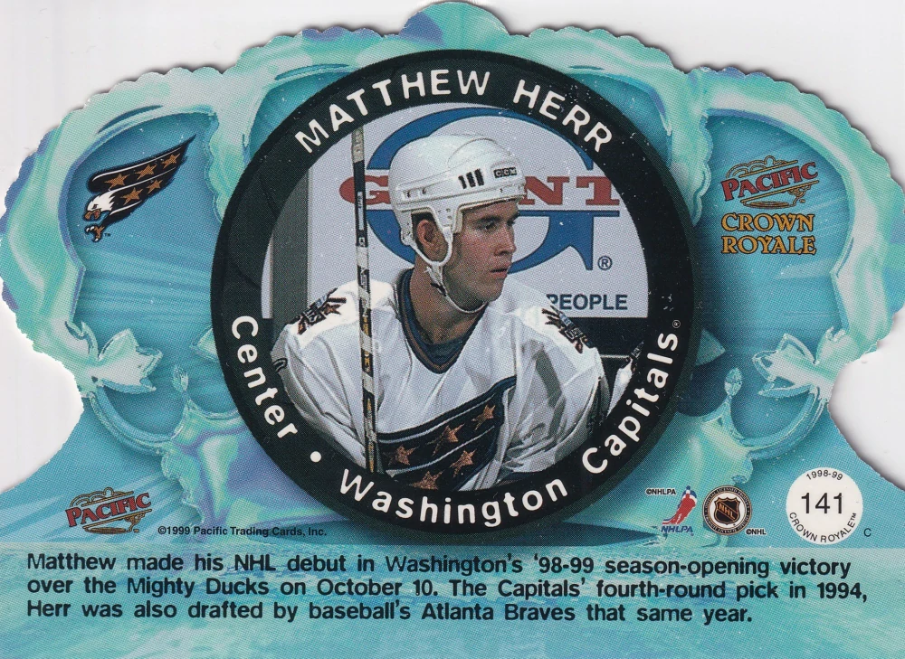 1998-99 Pacific Crown Royale - Matthew Herr #141