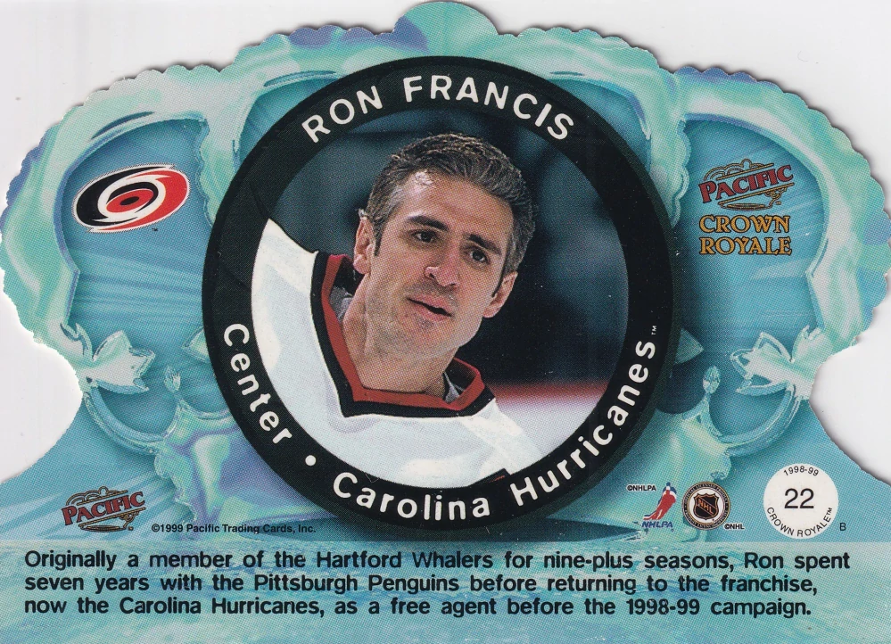 1998-99 Pacific Crown Royale - Ron Francis #22