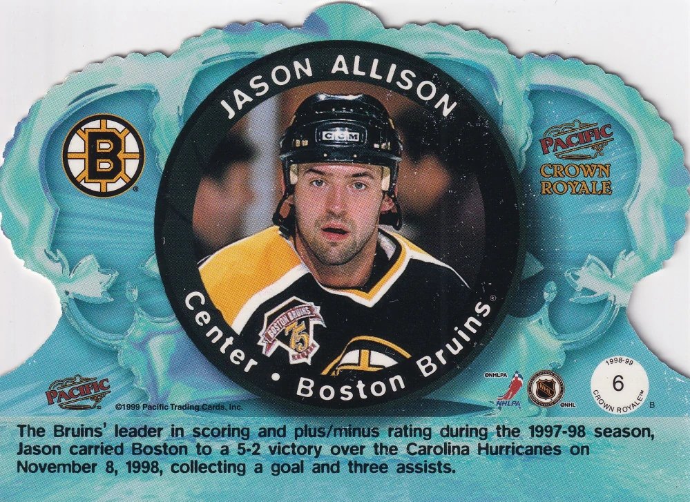 1998-99 Pacific Crown Royale - Jason Allison #6