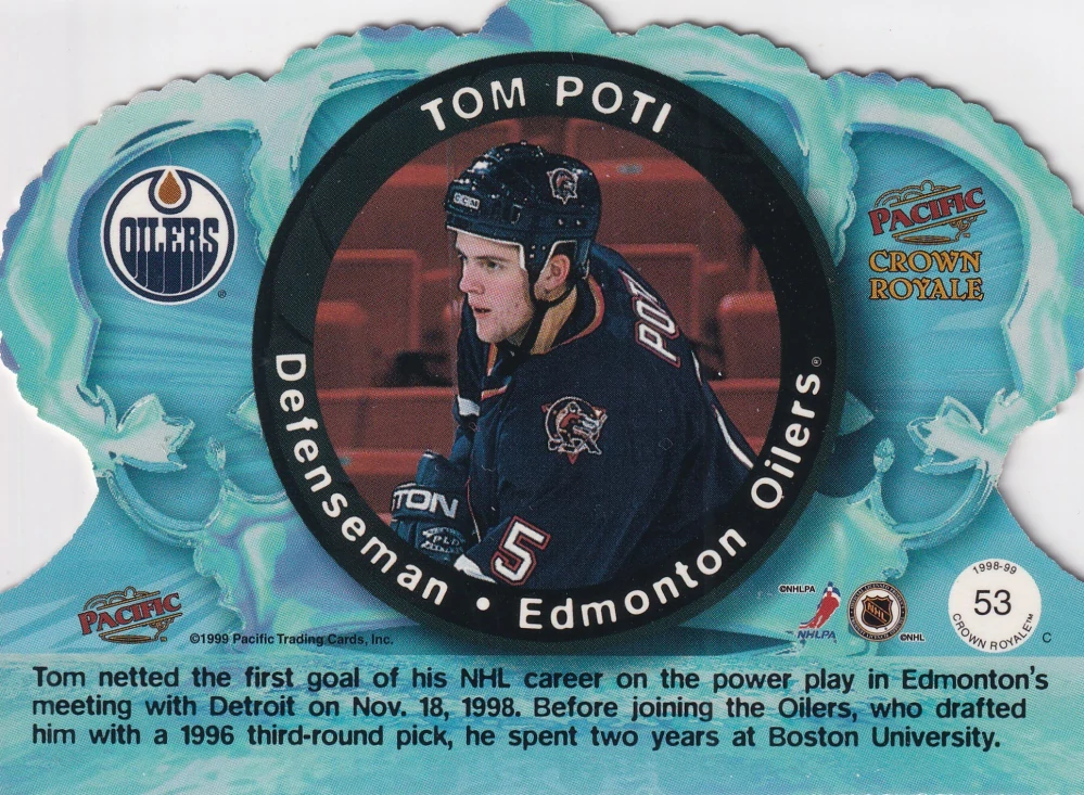 1998-99 Pacific Crown Royale - Tom Poti #53