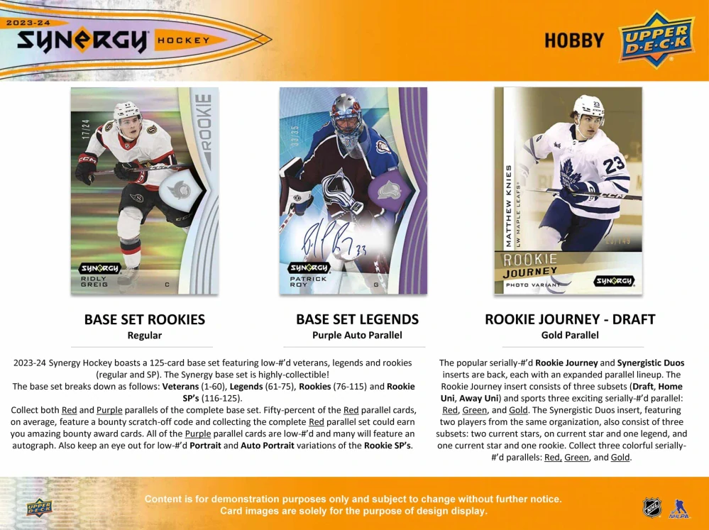 2023-24 UD Synergy - hobby box