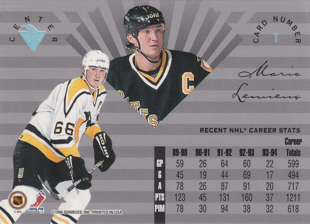 1995-96 Leaf Limited - Mario Lemieux #1