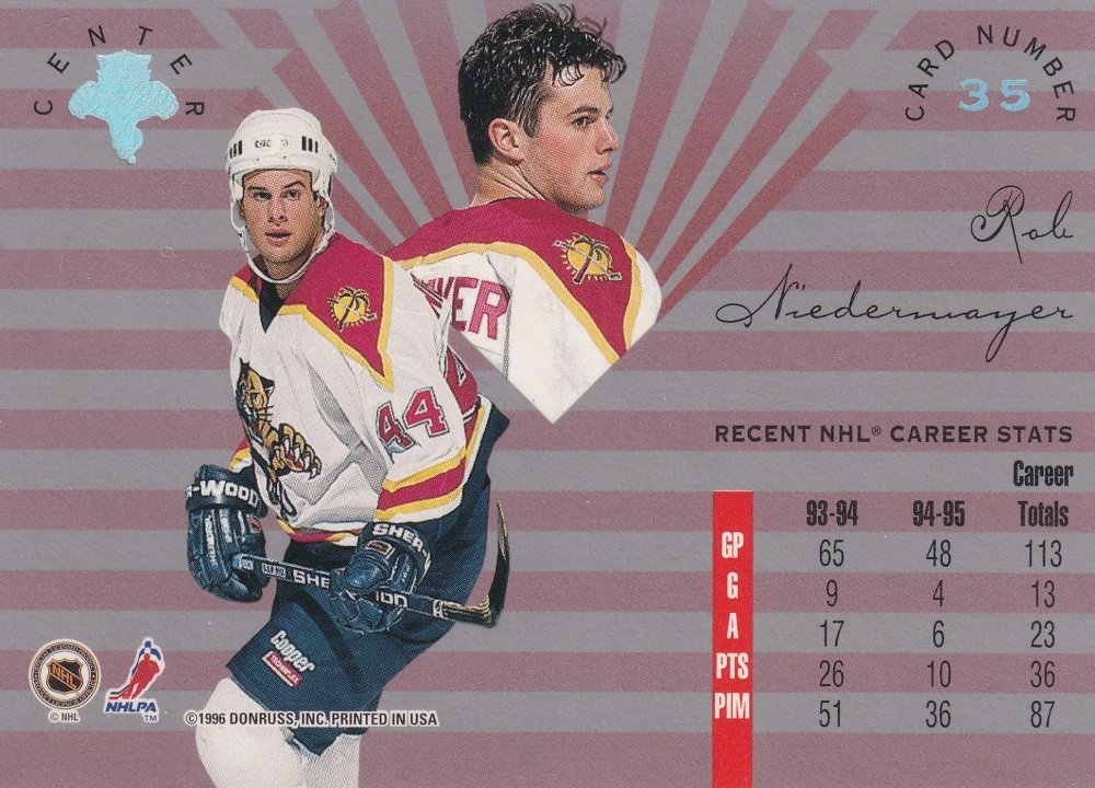 1995-96 Leaf Limited - Rob Niedermayer #35
