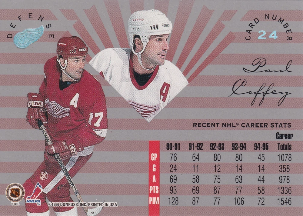 1995-96 Leaf Limited - Paul Coffey #24