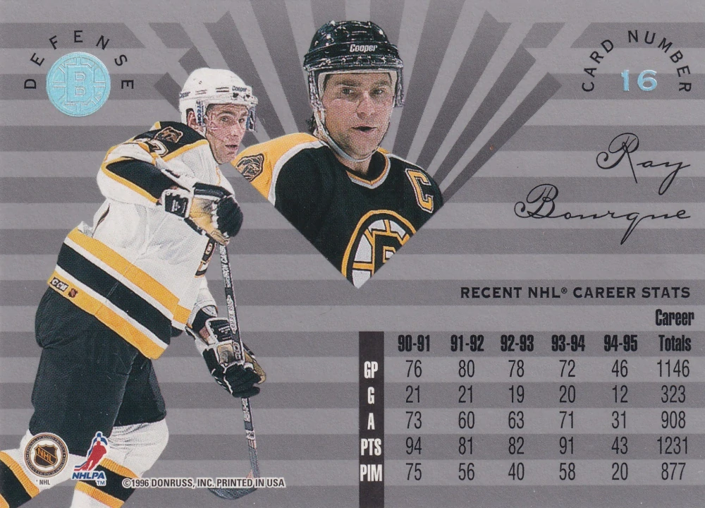 1995-96 Leaf Limited - Ray Bourque #16