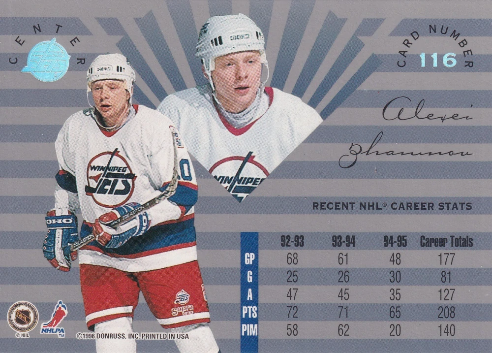 1995-96 Leaf Limited - Alexei Zhamnov #116