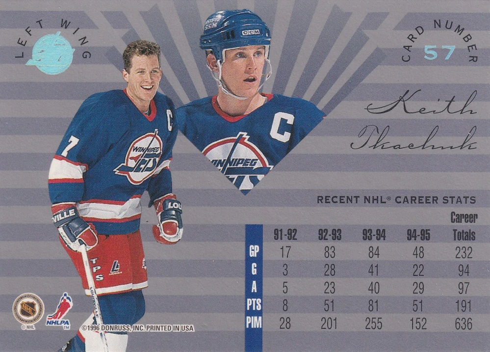 1995-96 Leaf Limited - Keith Tkachuk #57