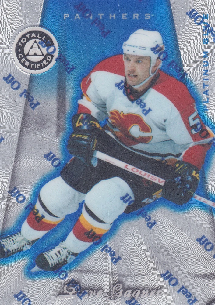 1997-98 Pinnacle Totally Certified - Dave Gagner - Platinum Blue /3099 #47