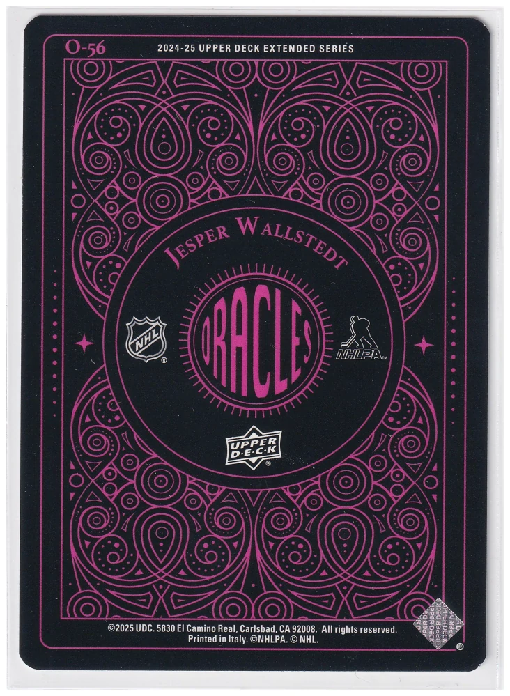 2024-25 UD Extended Series - Jesper Wallstedt - Oracles #O-56
