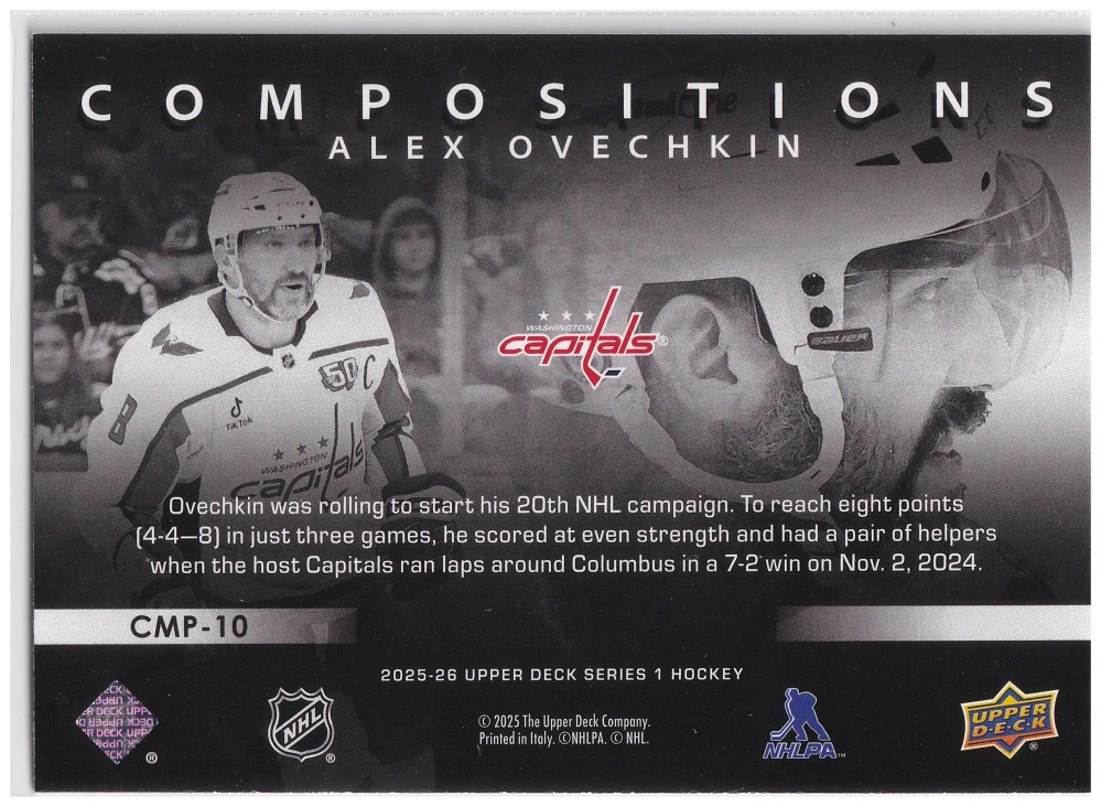 2025-26 UD Series 1 - Alex Ovechkin - Compositions #CMP-10
