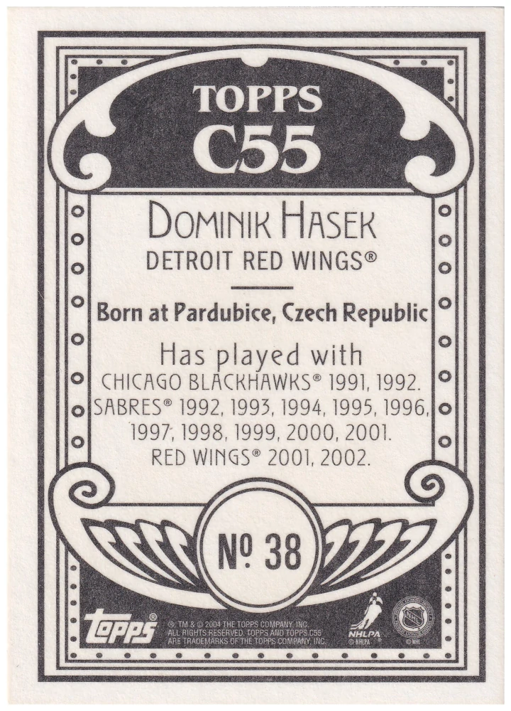 2003-04 Topps C55 - Dominik Hašek #38