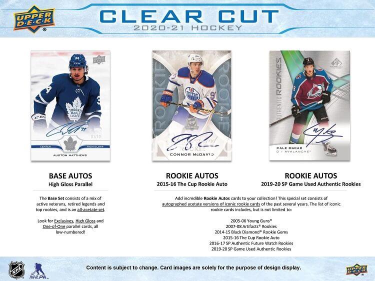2020-21 UD Clear Cut hobby box