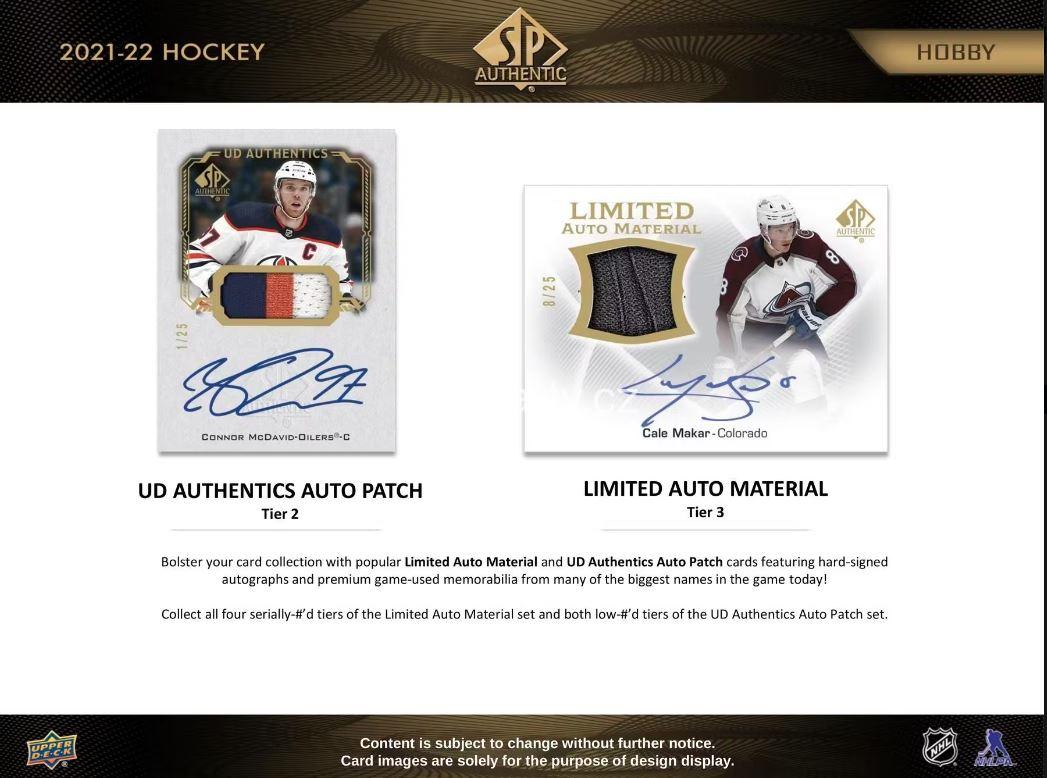 2021-22 UD SP Authentic - hobby box