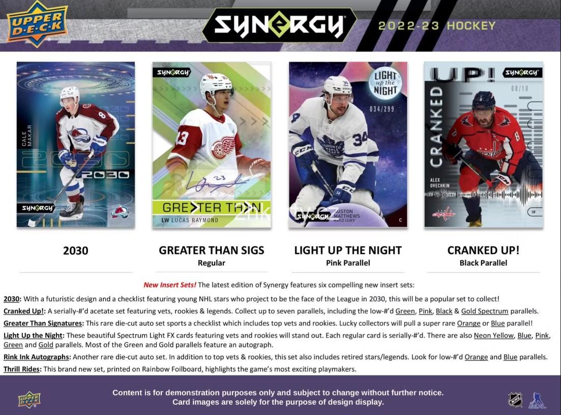 2022-23 UD Synergy - hobby balíček